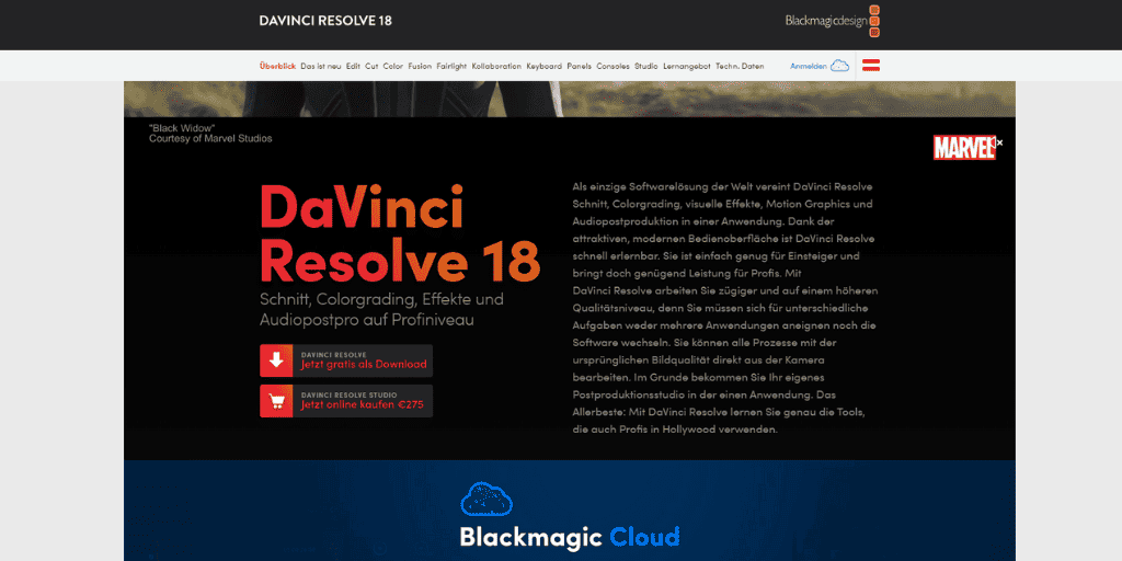 DaVinci-Resolve für YouTube Videos