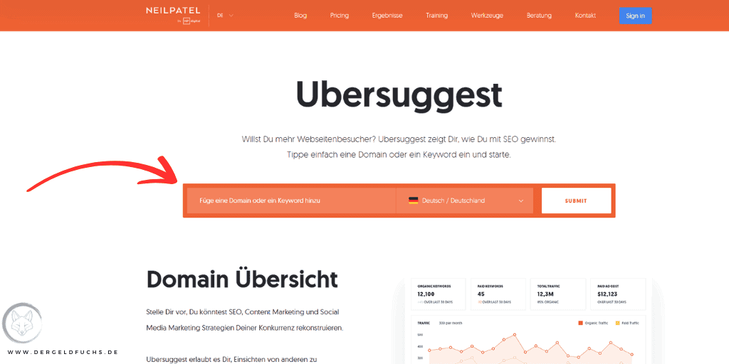 Ubersuggest